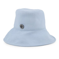 HERMES Hat Frog Size 57 Light Blue Hemp60% Cotton38% Polyurethane2%