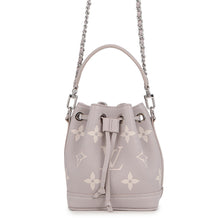 将图像加载到图库查看器中，LOUIS VUITTON Nanonoe Bloom GrayM14224 Monogram Empreinte Leather

