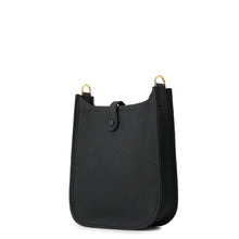 将图像加载到图库查看器中，HERMES Evelyne Short Black Taurillon Clemence Size TPM
