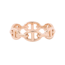 Load image into Gallery viewer, HERMES Chaine d'Ancre Anchene Ring Size PM/58/#18 18K Pink Gold
