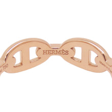 Load image into Gallery viewer, HERMES Chaine d'Ancre Anchene Ring Size PM/58/#18 18K Pink Gold
