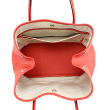 将图像加载到图库查看器中，HERMES Garden Party Rouge Pivoine Negonda Leather Size PM
