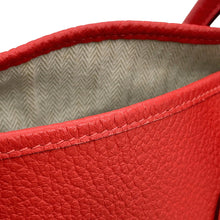 将图像加载到图库查看器中，HERMES Garden Party Rouge Pivoine Negonda Leather Size PM
