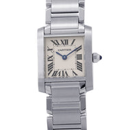 CARTIER Tank Française H25mm×W20mm Stainless Steel Silver DialW51008Q3