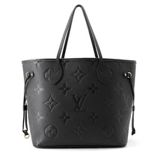 将图像加载到图库查看器中，LOUIS VUITTON Neverfull NoirM45685 Monogram Empreinte Leather Size MM
