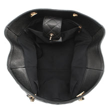 Load image into Gallery viewer, CHANEL Matelasse ChainTote Bag BlackA91046 Caviar Leather Size Large

