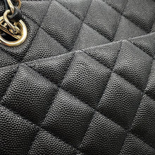 Load image into Gallery viewer, CHANEL Matelasse ChainTote Bag BlackA91046 Caviar Leather Size Large
