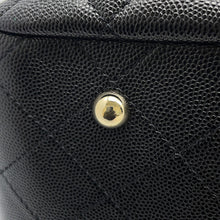 Load image into Gallery viewer, CHANEL Matelasse ChainTote Bag BlackA91046 Caviar Leather Size Large

