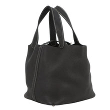 Load image into Gallery viewer, HERMES Picotin Lock Black Taurillon Clemence Size MM
