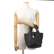 Load image into Gallery viewer, HERMES Picotin Lock Black Taurillon Clemence Size MM
