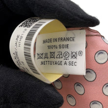 Load image into Gallery viewer, HERMES Twilly Grand Tralala Rose Poudre/Jaune Pale/Gris Pearl Silk100%
