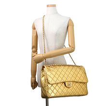 Load image into Gallery viewer, CHANEL Jumbo Matelasse Chain Shoulder GoldAS4661 Lambskin Size 40
