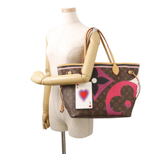 将图像加载到图库查看器中，LOUIS VUITTON Neverfull MulticolorM57452 Monogram / GameOn Size MM
