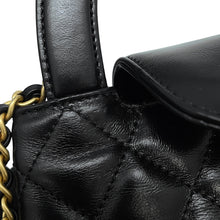 Load image into Gallery viewer, CHANEL Matelasse Mini Shopping Bag BlackAS4416 Shiny Calf Leather
