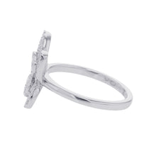 Load image into Gallery viewer, GRAFF Butterfly Silhouette Diamond Mini Ring Size Approximately No. 6RGR769 18K White Gold
