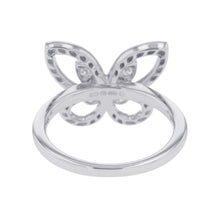 Load image into Gallery viewer, GRAFF Butterfly Silhouette Diamond Mini Ring Size Approximately No. 6RGR769 18K White Gold
