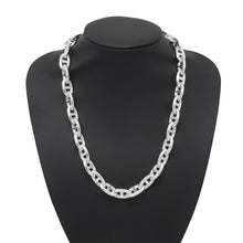 Load image into Gallery viewer, HERMES Chaine d'Ancre Necklace 35 frames Size GM SV925
