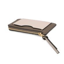 将图像加载到图库查看器中，LOEWE Coin purse Card holder Taupe Grey/TalcC660Z40X07 Soft grain calf
