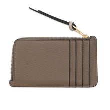 将图像加载到图库查看器中，LOEWE Coin purse Card holder Taupe Grey/TalcC660Z40X07 Soft grain calf
