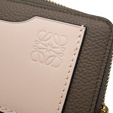 Load image into Gallery viewer, LOEWE Coin purse Card holder Taupe Grey/TalcC660Z40X07 Soft grain calf

