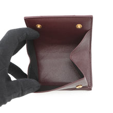 Load image into Gallery viewer, SAINT LAURENT PARIS Origami Tiny Wallet Bordeaux668274 Leather
