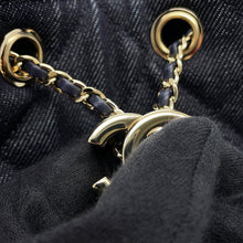 Load image into Gallery viewer, CHANEL CHANEL25 ChainShoulder Bag BlackAS5293 Denim Size Small
