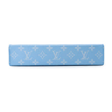 将图像加载到图库查看器中，LOUIS VUITTON Pochette Voyage Blue/WhiteM45480 Monogram Clouds
