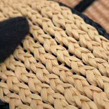 Load image into Gallery viewer, FENDI Pack Slim Clutch Beige/Black8BT337 Raffia Size Small
