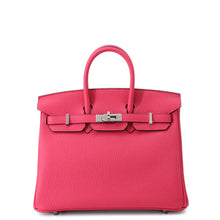 将图像加载到图库查看器中，HERMES Birkin Rose mexico Togo Leather Size 25
