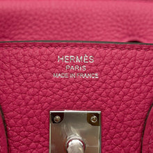 将图像加载到图库查看器中，HERMES Birkin Rose mexico Togo Leather Size 25
