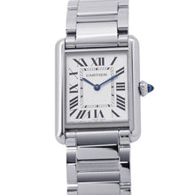 Load image into Gallery viewer, CARTIER Tank must LM H33.7mmxW25.5mm Stainless Steel Silver DialWSTA0052
