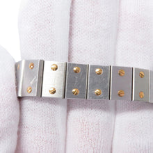 Load image into Gallery viewer, CARTIER Santos Octagon SM W25mm Stainless Steel K18YG Ivory DialW2001683
