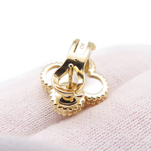 将图像加载到图库查看器中，Van Cleef &amp; Arpels Vintage Alhambra EarringVCARA44100 18K Yellow Gold
