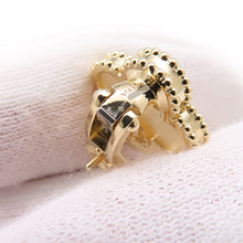 将图像加载到图库查看器中，Van Cleef &amp; Arpels Vintage Alhambra EarringVCARA44100 18K Yellow Gold
