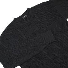 Load image into Gallery viewer, CHANEL COCO BEACH Pullover Knit Sweater Size 38 BlackP76925 K11083 94305 Cotton 100%
