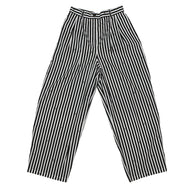 CHANEL Coco Beach Striped Bottom Pants Size 36 Black/WhiteP76233 98% Cotton, 2% Elestain