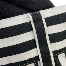 Load image into Gallery viewer, CHANEL Coco Beach Striped Bottom Pants Size 36 Black/WhiteP76233 98% Cotton, 2% Elestain
