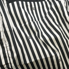 Load image into Gallery viewer, CHANEL Coco Beach Striped Bottom Pants Size 36 Black/WhiteP76233 98% Cotton, 2% Elestain
