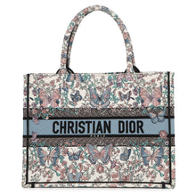 Load image into Gallery viewer, Dior Book Tote Toile de Jouy Papillon White/MulticolorM1296ZEEV_M933 Canvas Size Medium

