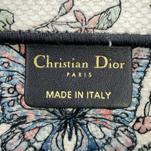 Load image into Gallery viewer, Dior Book Tote Toile de Jouy Papillon White/MulticolorM1296ZEEV_M933 Canvas Size Medium
