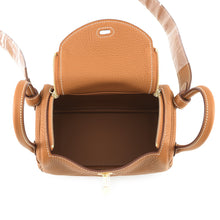 Load image into Gallery viewer, HERMES Lindy Gold Taurillon Clemence Size Mini
