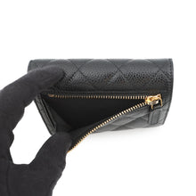 Load image into Gallery viewer, CHANEL Matelasse Classic Flap Wallet BlackAP0231 Caviar Leather
