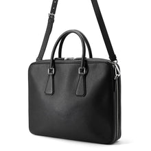 将图像加载到图库查看器中，PRADA 2way business bag Black2VE028 Saffiano Leather
