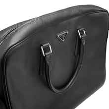 将图像加载到图库查看器中，PRADA 2way business bag Black2VE028 Saffiano Leather
