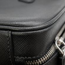 将图像加载到图库查看器中，PRADA 2way business bag Black2VE028 Saffiano Leather

