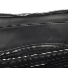 将图像加载到图库查看器中，PRADA 2way business bag Black2VE028 Saffiano Leather
