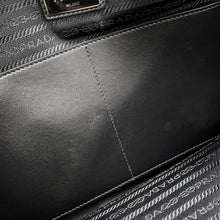 将图像加载到图库查看器中，PRADA 2way business bag Black2VE028 Saffiano Leather
