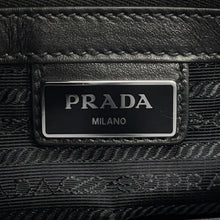 将图像加载到图库查看器中，PRADA 2way business bag Black2VE028 Saffiano Leather
