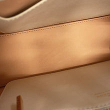将图像加载到图库查看器中，Delvaux Tempête Crush Illusion 2-way Bag White/BeigeAA0636BSG0AEBDO Calf Leather JacquardCanvas Size PM
