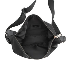 Load image into Gallery viewer, JIMMY CHOO Logo Shoulder Bag Black Nylon
